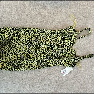 Neon Cheeta print dress